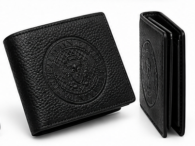 Balmain Paris Signature Leather Bifold Wallet