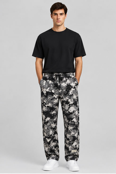 The Giving Movement grey pixel camouflage sweatpants