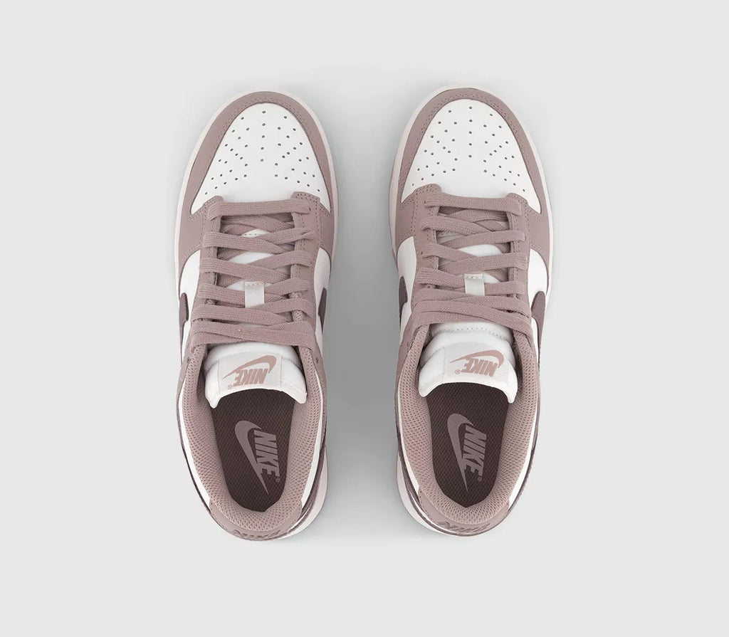 Nike Dunk Low "Diffused Taupe" Sneakers - Sail/Plum Eclipse
