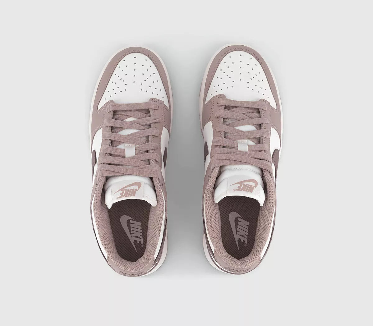 Nike Dunk Low "Diffused Taupe" Sneakers - Sail/Plum Eclipse