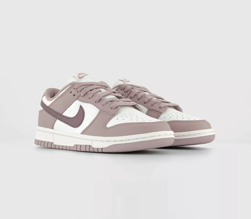 Nike Dunk Low "Diffused Taupe" Sneakers - Sail/Plum Eclipse