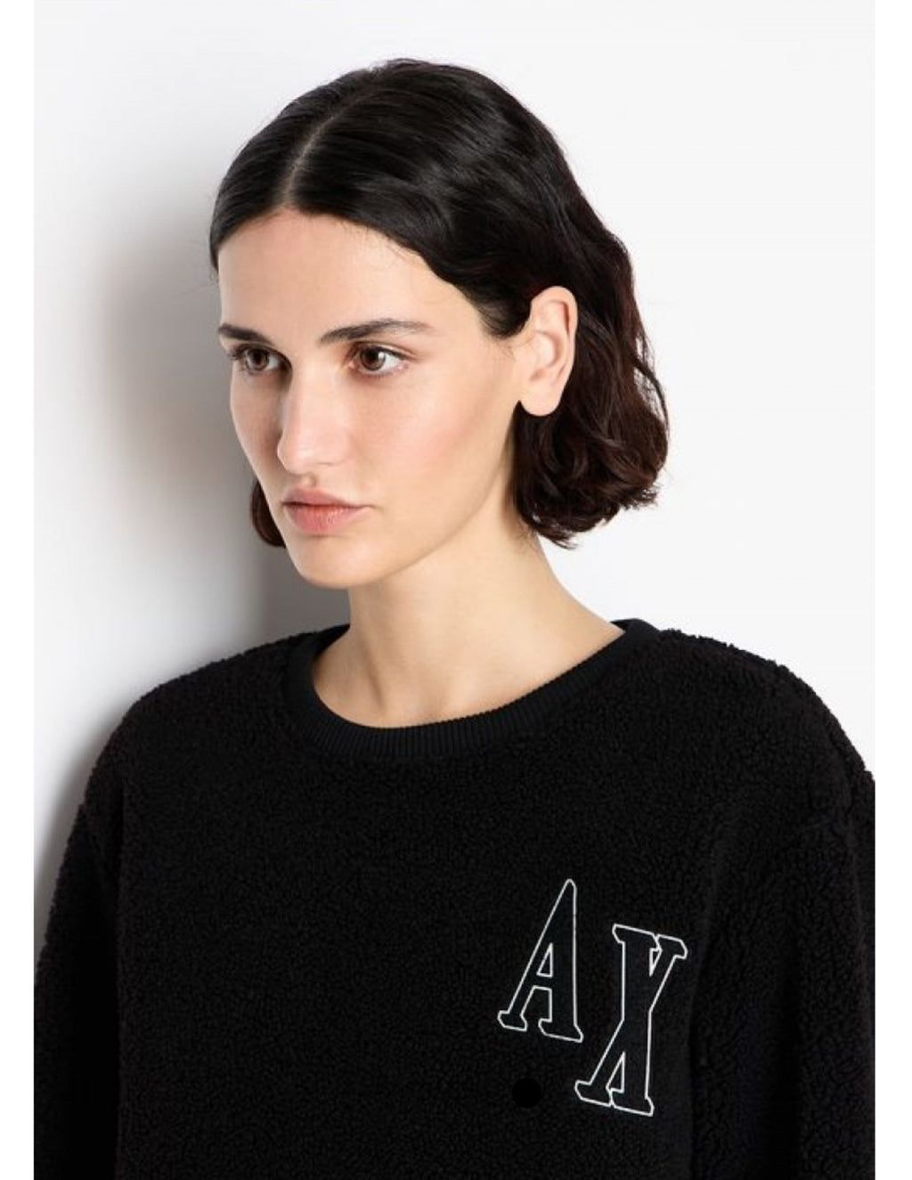 Armani Exchange Teddy Sherpa Sweatshirt