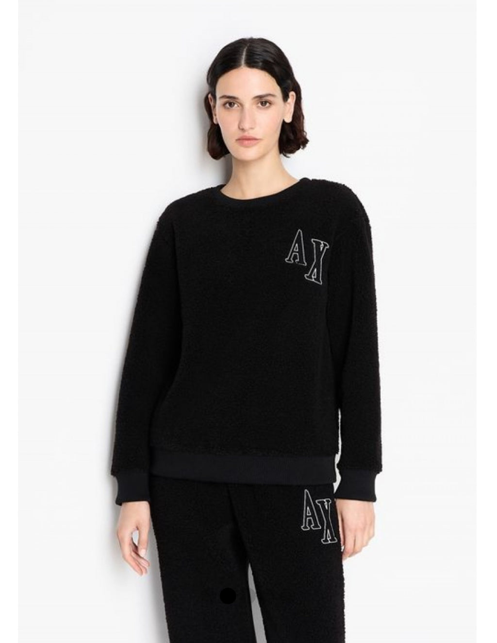 Armani Exchange Teddy Sherpa Sweatshirt