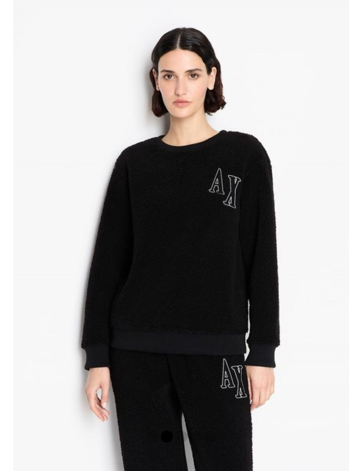 Armani Exchange Teddy Sherpa Sweatshirt