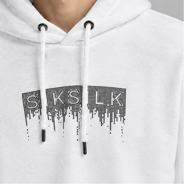 SikSilk Rhinestone Creep Overhead Hoodie