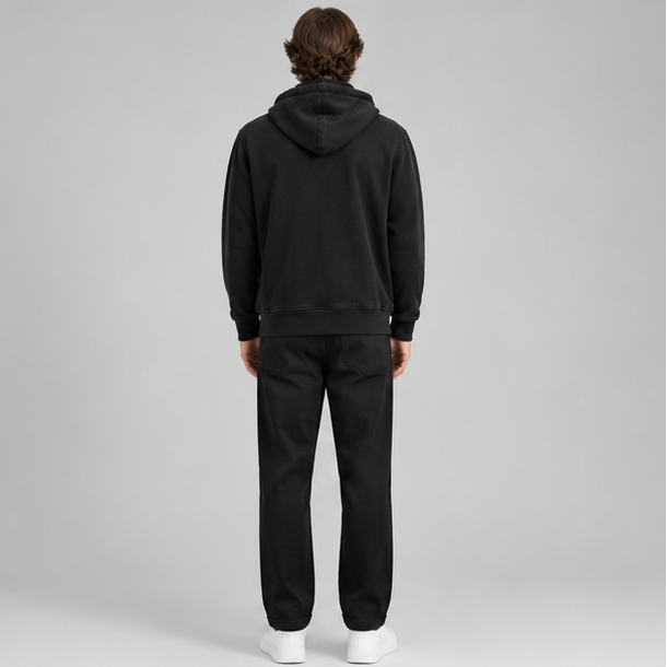 True Religion Classic Small Arch Logo Zip Hoodie