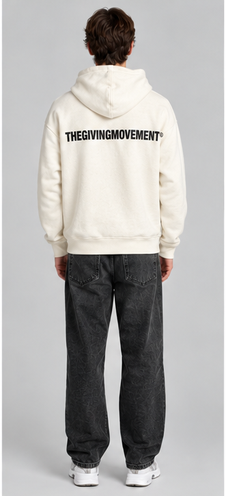 The Giving Movement zip-up hoodie