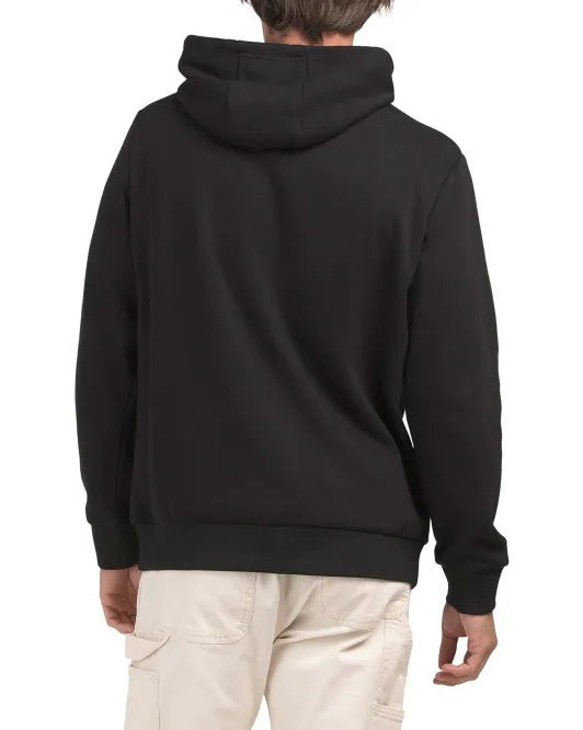 Karl Lagerfeld Paris Slim Fit Cameo Logo Graphic Hoodie