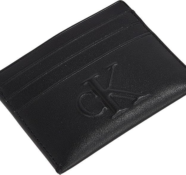 Calvin Klein card holder embossed logo