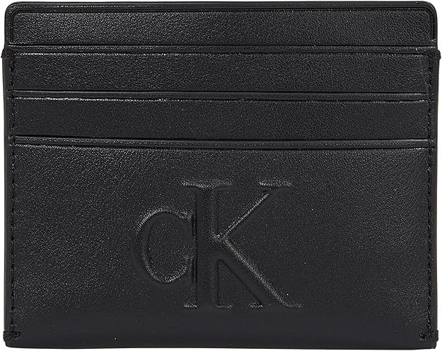 Calvin Klein card holder embossed logo