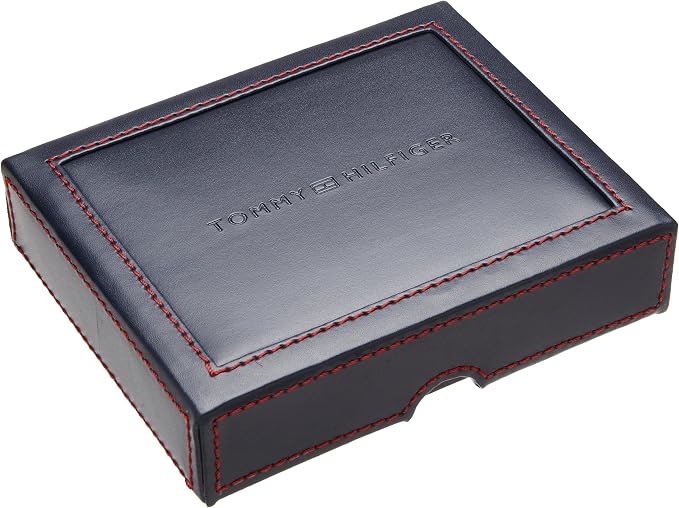 Tommy Hilfiger Men's Genuine Leather Trifold Wallet