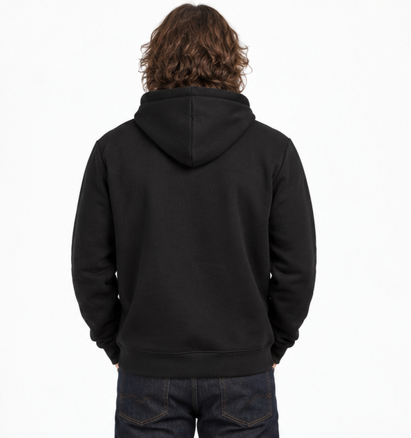 Karl Lagerfeld Paris Classic French Terry Embossed Logo Hoodie