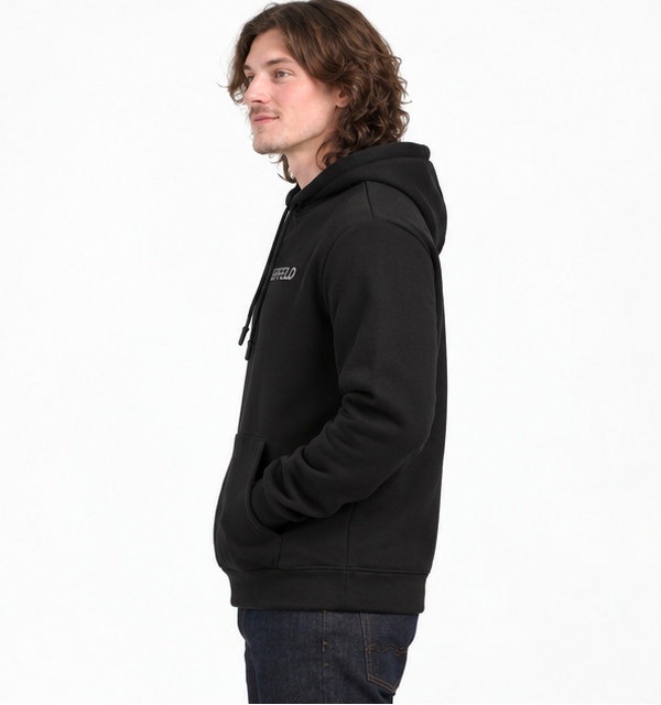 Karl Lagerfeld Paris Classic French Terry Embossed Logo Hoodie