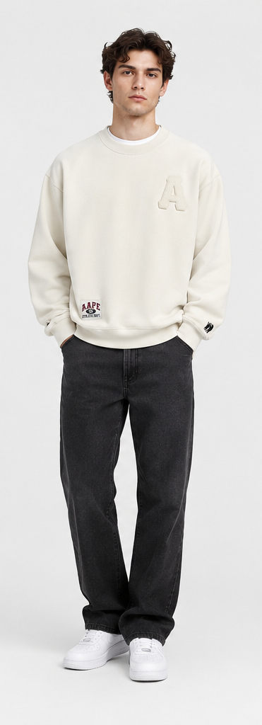 AAPE Universe Athletic Dept. Crewneck Sweatshirt