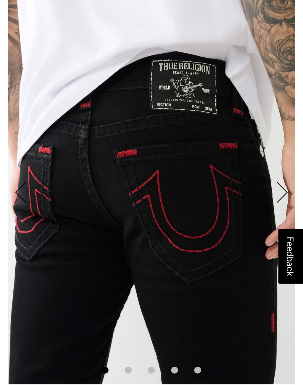 ricky super t straight jean 32"