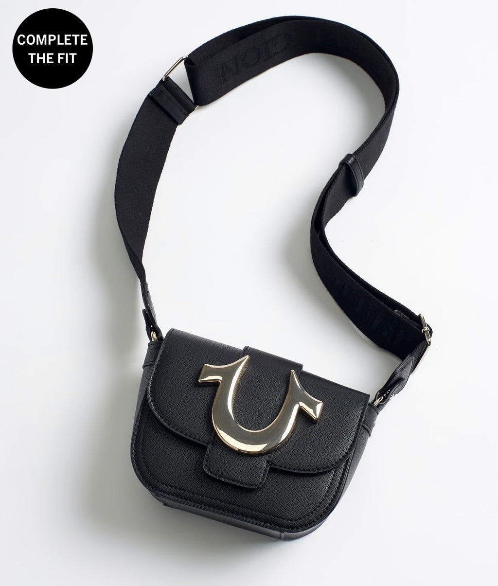 True Religion mini horseshoe bag