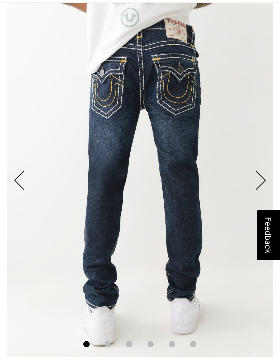 Men Super T Rocco Slim Fit Dark Wash Jeans