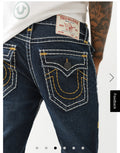 Men Super T Rocco Slim Fit Dark Wash Jeans