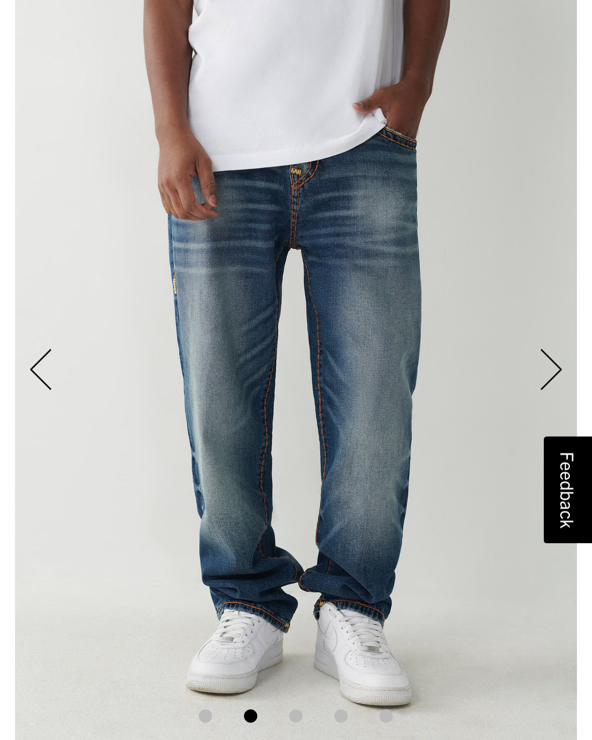 True Religion UO Exclusive Bobby Relaxed Fit Jeans