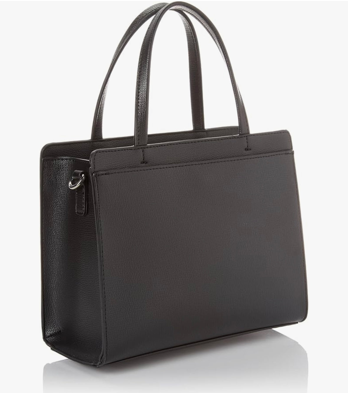 KARL LAGERFELD Maybelle Satchel, Black/Silver