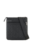 Armani Exchange monogram-embossed messenger bag
