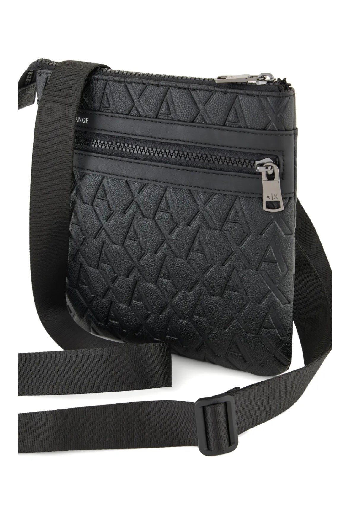 Armani Exchange monogram-embossed messenger bag