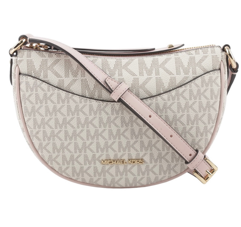 Michael Kors Dover Small Leather Crossbody Bag Purse Handbag
