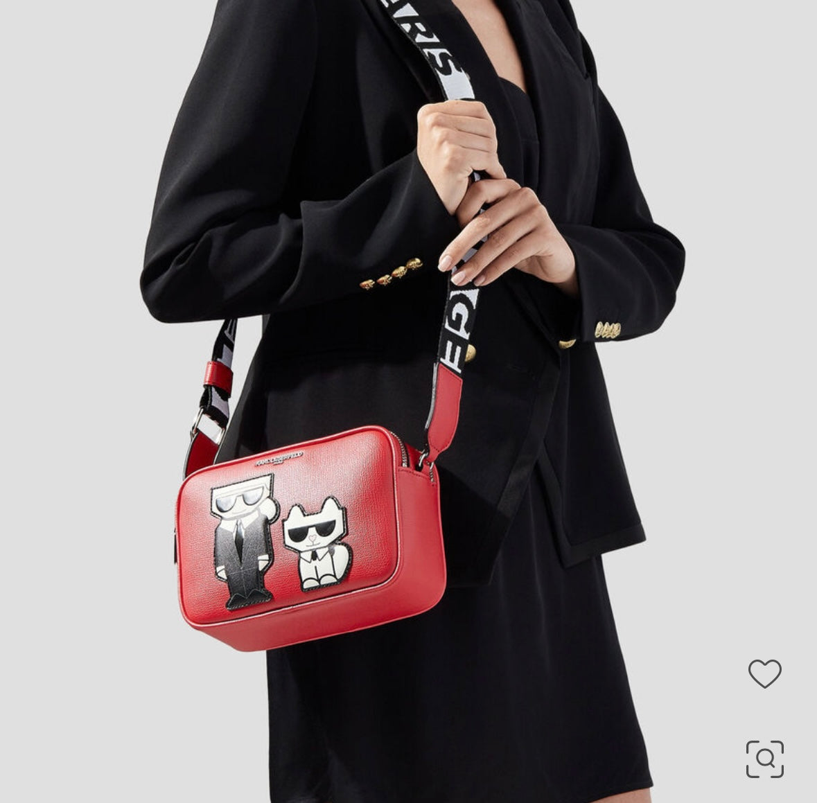 Karl Lagerfeld Maybelle Camera Crossbody Bag