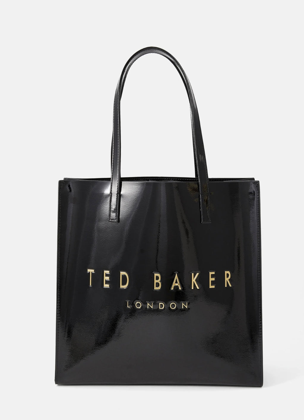 Ted Baker Crinkle Faux Leather Icon Tote Bag