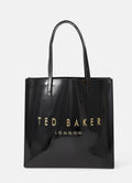 Ted Baker Crinkle Faux Leather Icon Tote Bag