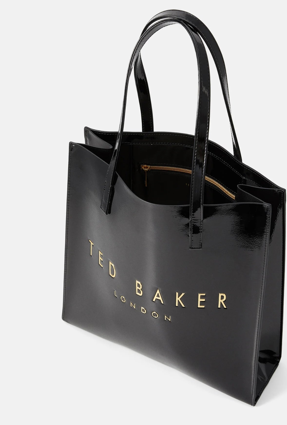 Ted Baker Crinkle Faux Leather Icon Tote Bag