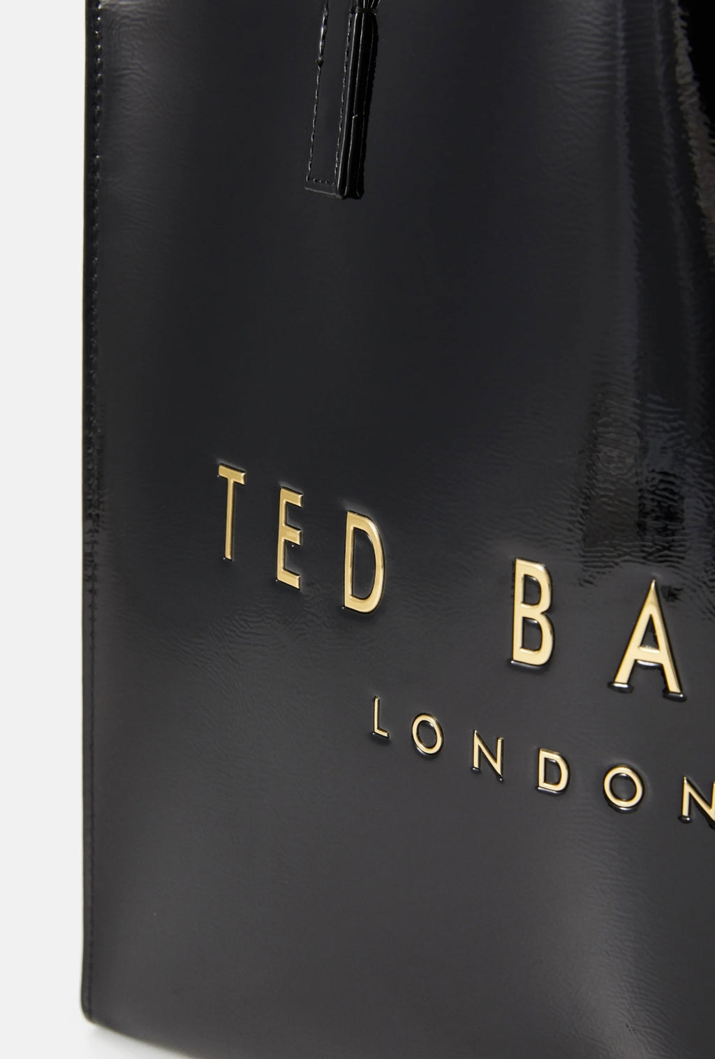 Ted Baker Crinkle Faux Leather Icon Tote Bag