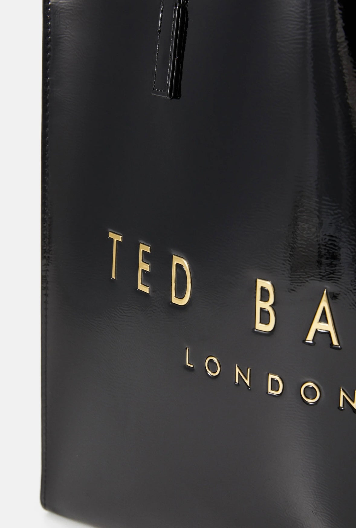 Ted Baker Crinkle Faux Leather Icon Tote Bag