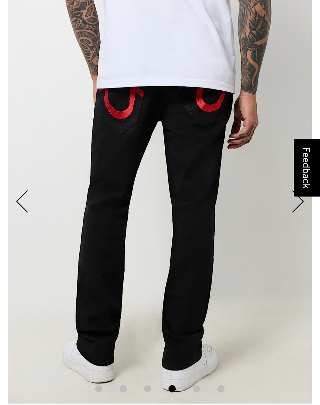ricky lurex horseshoe straight jean