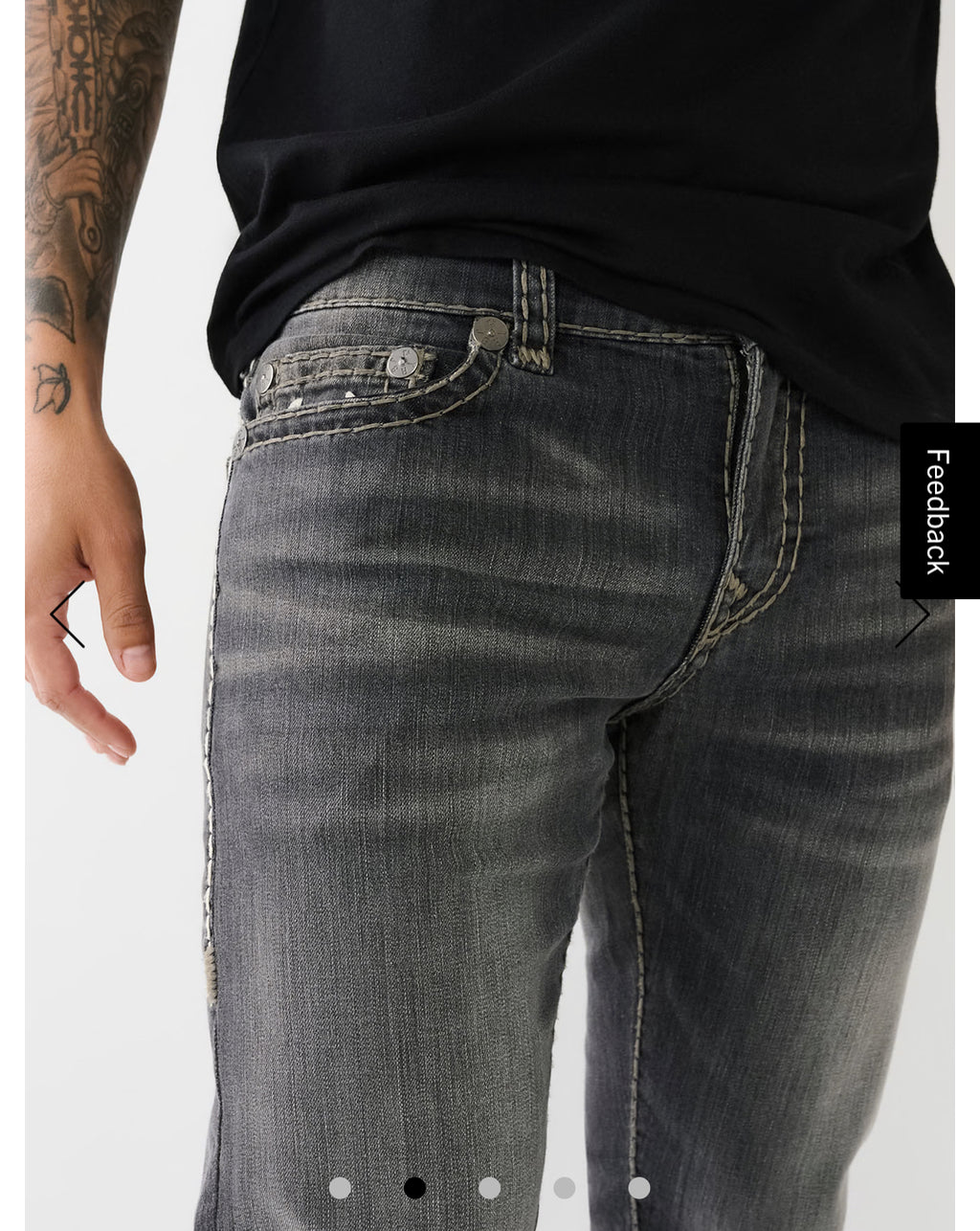 Men Super T Ricky Straight Fit Mid Rise Jeans