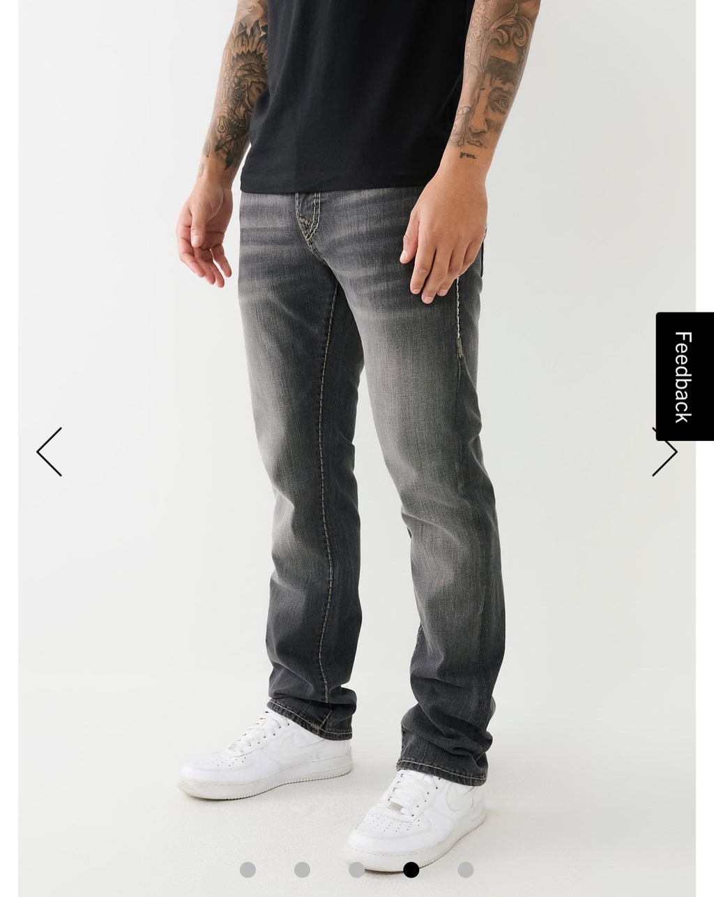 Men Super T Ricky Straight Fit Mid Rise Jeans