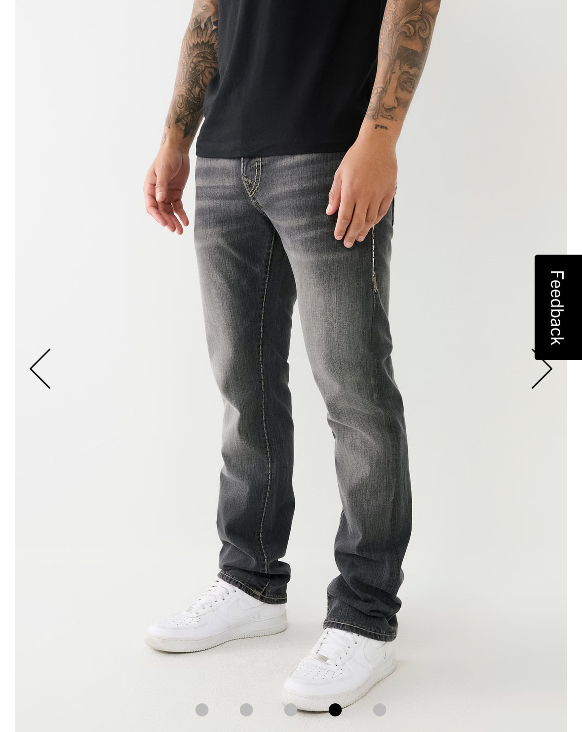 Men Super T Ricky Straight Fit Mid Rise Jeans