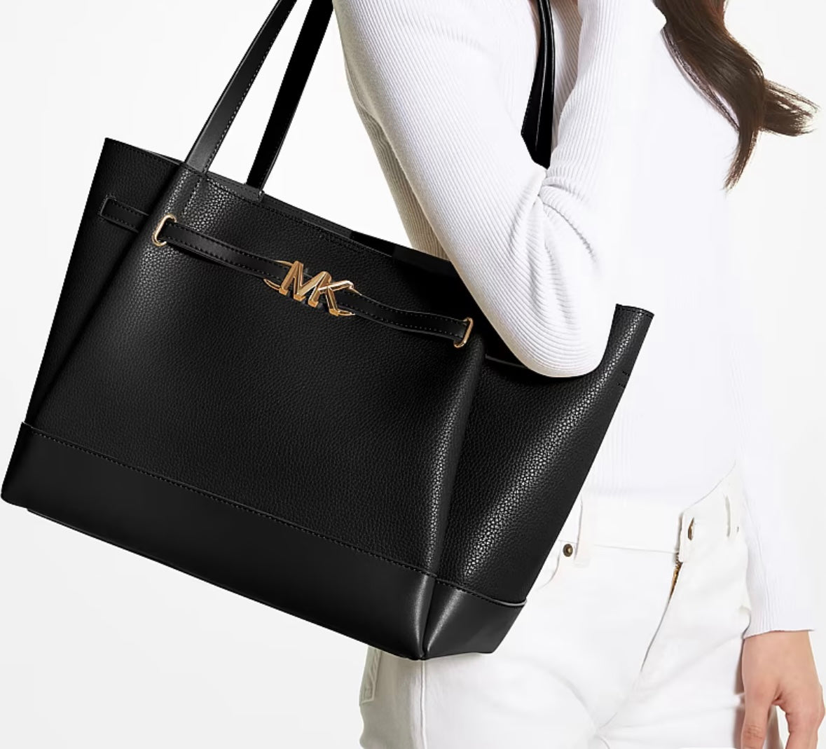 Michael Kors Reed Large Pebbled Leather Tote Bag
