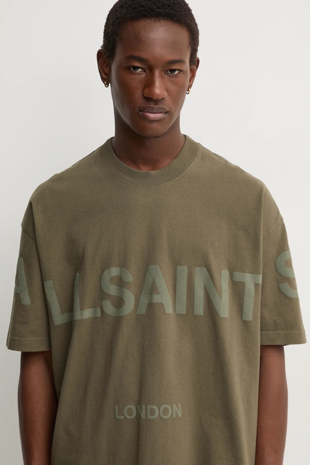 AllSaints Biggy Oversized Logo Print T-Shirt