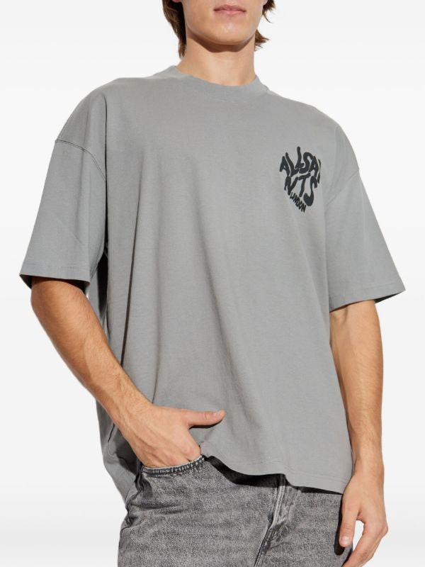 AllSaints Orlando Logo Print Oversized T-Shirt