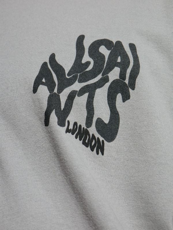 AllSaints Orlando Logo Print Oversized T-Shirt