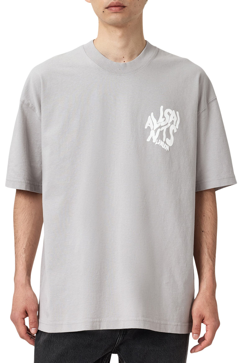 AllSaints Orlando Logo Print Oversized T-Shirt