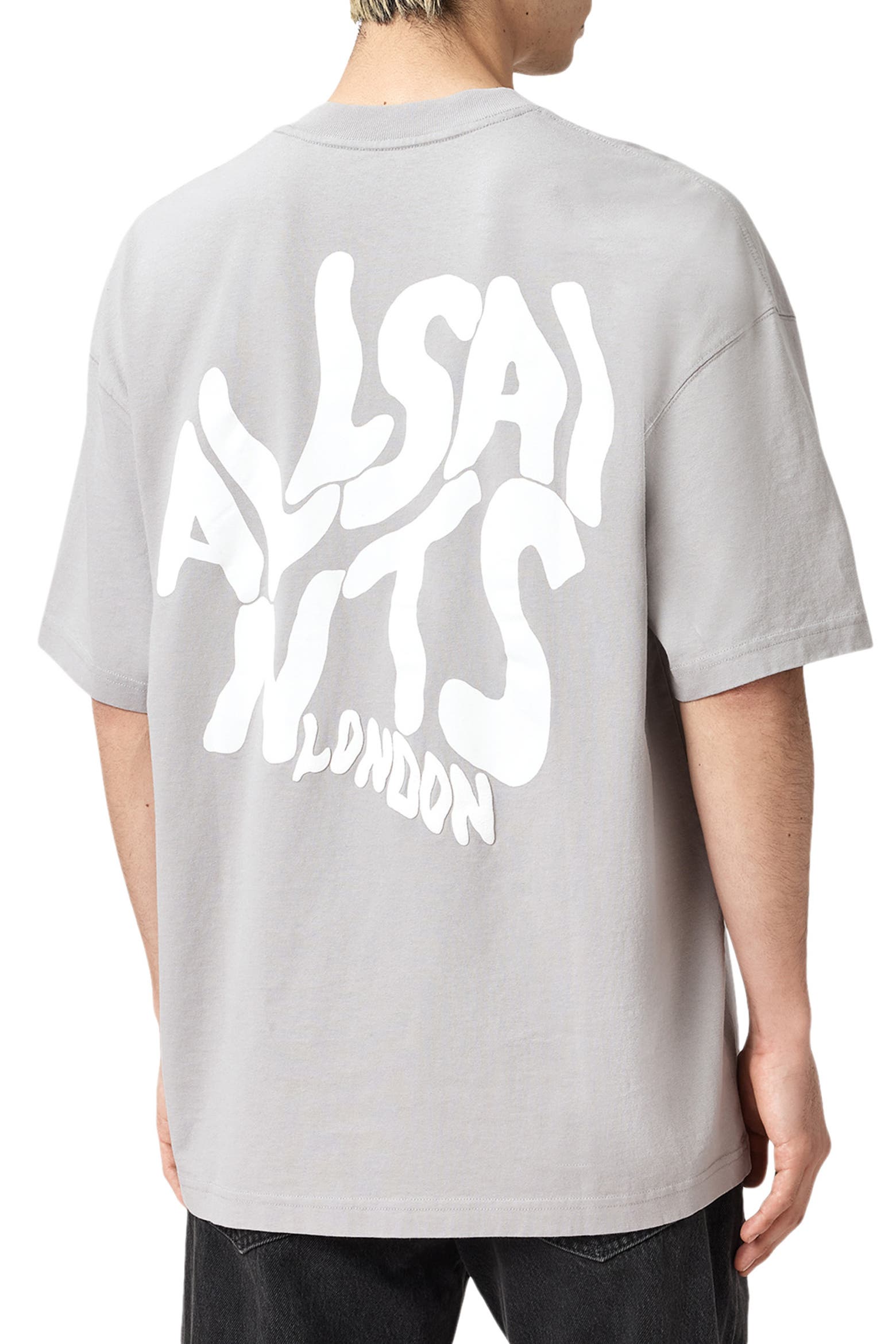 AllSaints Orlando Logo Print Oversized T-Shirt