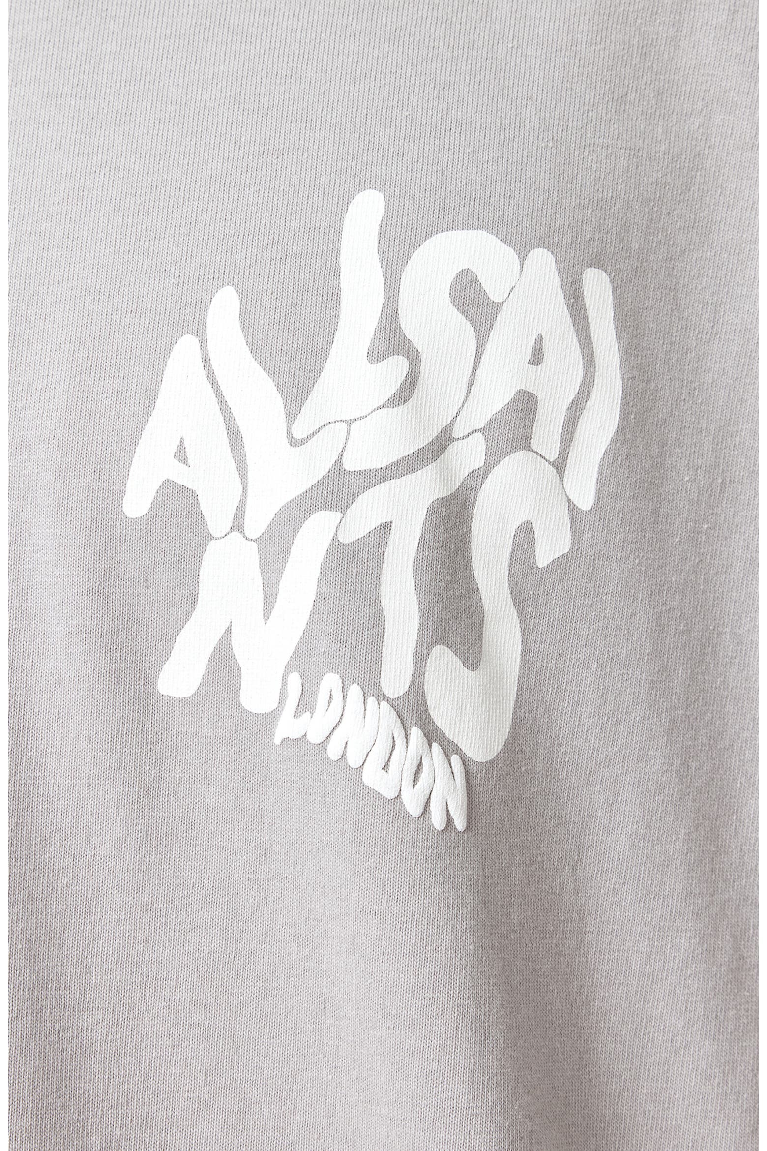 AllSaints Orlando Logo Print Oversized T-Shirt
