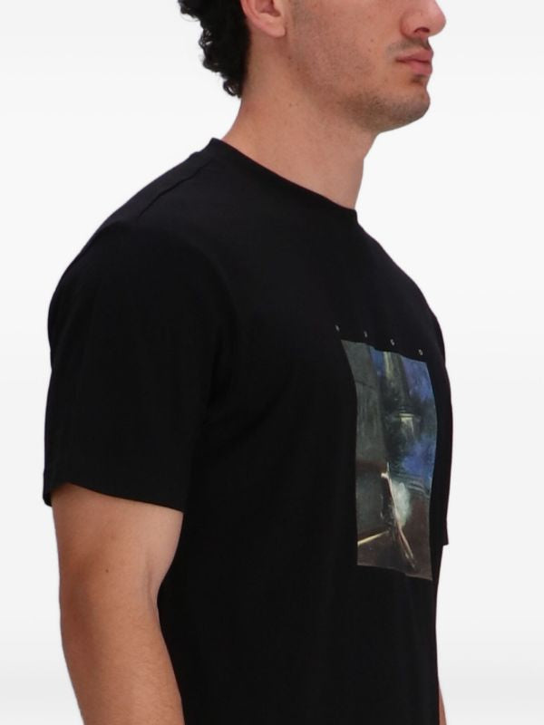 HUGO - Men's Cotton Jersey T-shirt With Ballerina Artwork