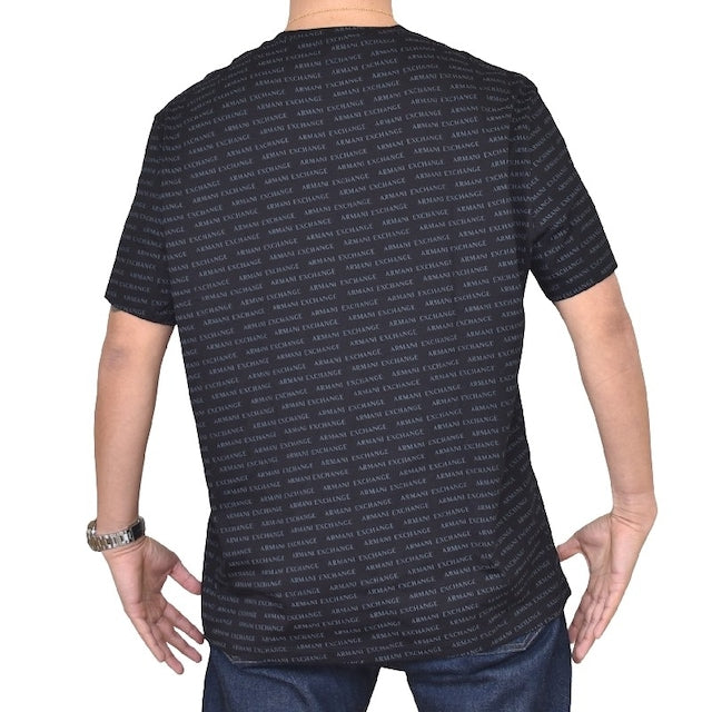 Armani Exchange featuring an all-over monogram logo pattern