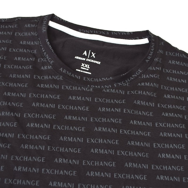 Armani Exchange featuring an all-over monogram logo pattern