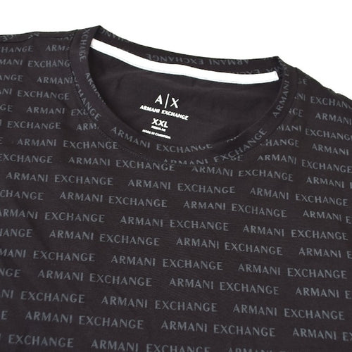 Armani Exchange featuring an all-over monogram logo pattern