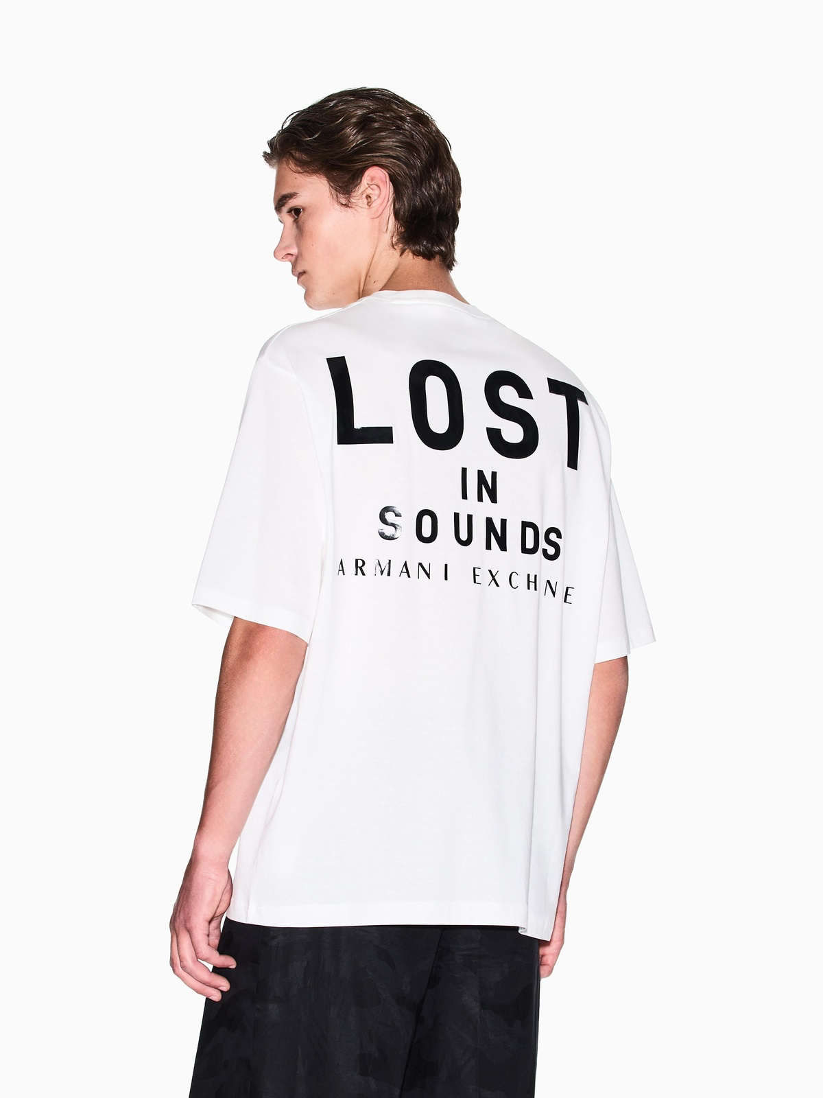 Armani Exchange Basic Loose-Fit T-Shirt