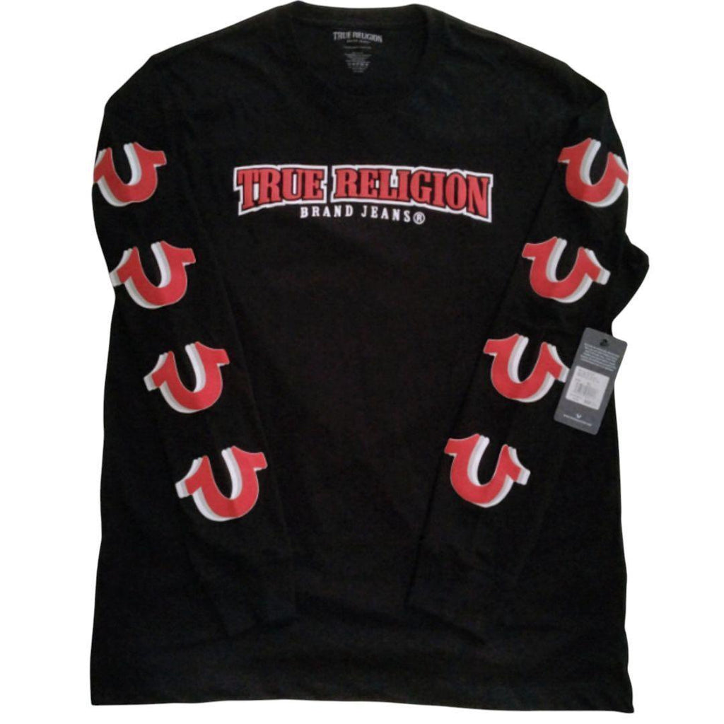 True Religion Repeated Horseshoe Long Sleeve